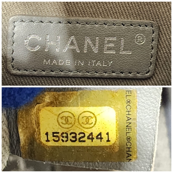 CHANEL Lambskin Quilted Large Boy Flap Shoulder Bag Grey - Picture 4 of 16